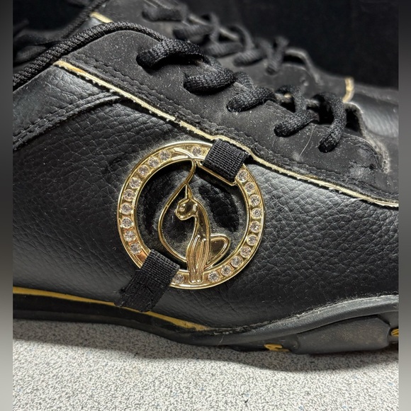 Vintage Black Baby Phat Shoes with Gold Accent - Picture 8 of 9